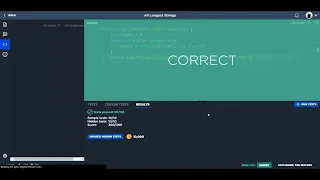 Code Signal - All Longest Strings
