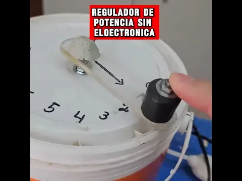Dimmer casero: Hecho con agua