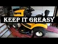 How To Grease Lubricate the Cub Cadet XT1 - LT46 Lawn Tractor