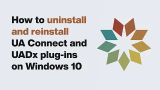 UA Support How to Uninstall Reinstall UA Connect and UAD Native Plug-Ins on Windows 10