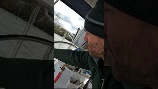 Hard Aground in 3 feet of Water (5 foot draft)  #sailboats #sailingadventures #sailboat