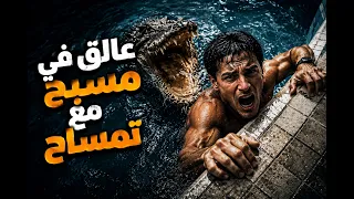 تمساح ضخم يحاصره داخل المسبح لمدة 7 أيام! 😨 | ملخص فيلم