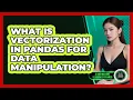 What Is Vectorization In Pandas For Data Manipulation - AI and Machine Learning Explained