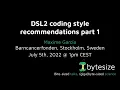 nf- DSL2 coding style recommendations Part 1