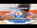 AGrader s Primary Math Curriculum at a Glance