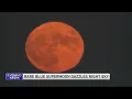 Rare blue supermoon with Saturn in tow put on show this week
