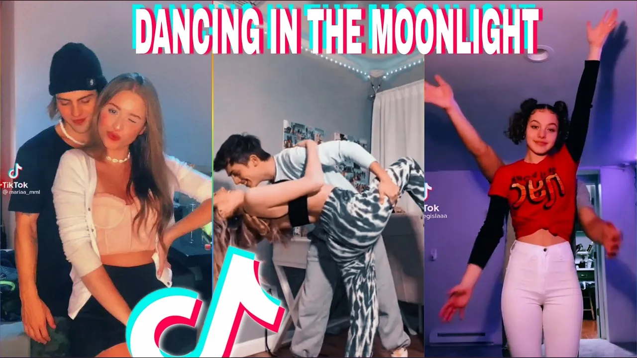 Cute couple tiktoks Dancing In The Moonlight! Every Second Is a Highlight | Jessie J - Domino