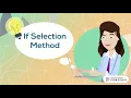 CH3 - Selection Control Structure If Selection Method
