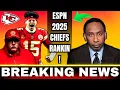 SHOCKING Chiefs 2025 Roster Rank REVEALED by ESPN