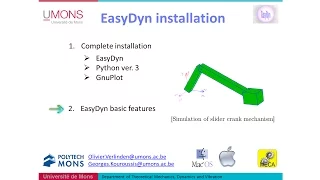 Mac OS EasyDyn Use Part Example
