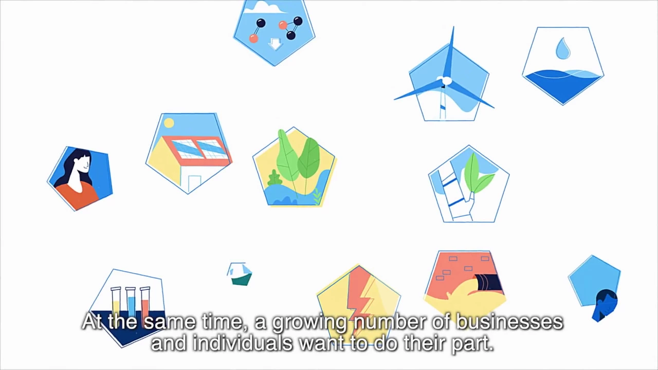 Earth Token Motion graphic explainer