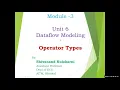Verilog L 18EC56 Module 3 Unit 6 Dataflow Modelling Operator Types part-1 VTU