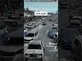Why did the blue cars not burn