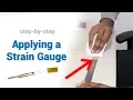 How to Apply a Strain Gauge - Tutorial Stainless Steel Flat