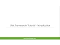 Net Framework Tutorial - Introduction