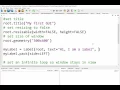 Tkinter - adding a label