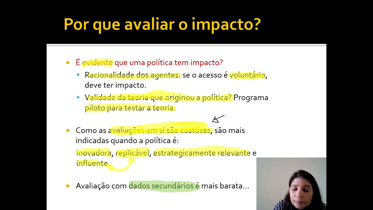 Aula 1 - Introdução a Avaliação de Políticas