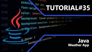 Java Weather App Tutorial