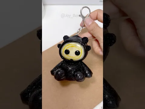 "꺼먹살이"Ggeomoksali Keychains DIY with Nano Tape! #Squishy
