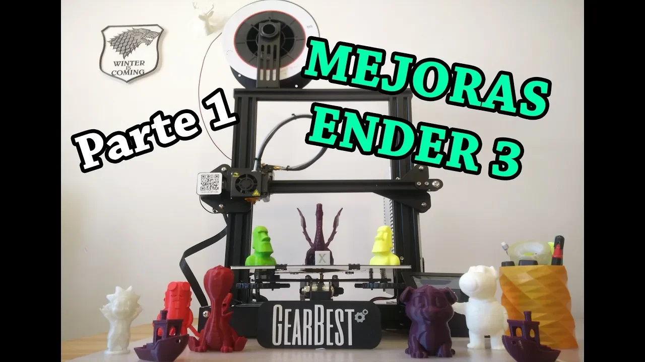 Mejoras necesarias para la impresora 3D Creality Ender 3 - Parte 1