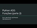Python - Funcoes parte 2