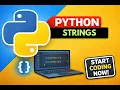 Python Strings Explained in Hindi Python Full Course Indexing Slicing Methods F-Strings