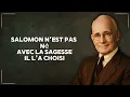 La sagesse secrète du roi Salomon | Napoleon Hill