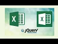 Free JQuery Excel Plugin with working code and demo