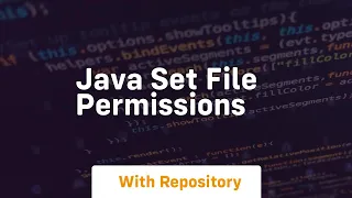 java set file permissions