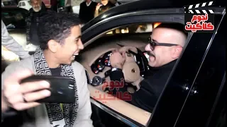 الفنان محمد سعد يداعب أحد جمهوره على طريقة بوحة صبح صبح ياض 