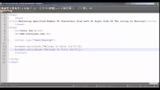 Returning Specified number Of Characters In Vbscript In Tamil