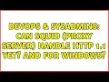 DevOps SysAdmins Can Squid proxy server handle HTTP 1 1 yet And for Windows 2 Solutions