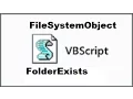 8 VBScript-FileSystemObject-FolderExists