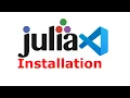 Julia Programming Setup Install Julia VS Code Extension 2025 Updated