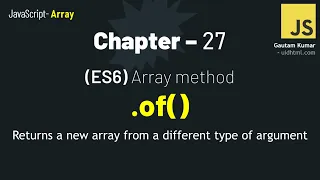 JavaScript - 27 When to Use Array of vs new Array