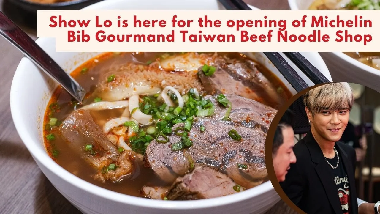 Niu Dian  Michelin Bib Gourmand Taiwan Beef Noodle Shop Opens in Singapore