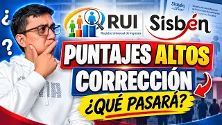 ¿Cómo queda el Sisbén los subsidios y puntajes altos este año? | ¿y nuevo RUI? | Escuche bien