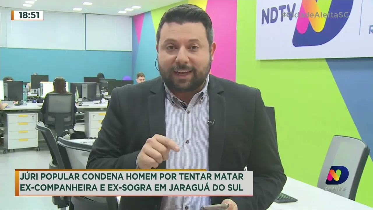 Júri popular condena homem por tentativa de homicídio em Jaraguá do Sul
