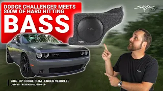 Bass Upgrade for Your 2009-UP Dodge Challenger Skar 12 Vehicle Specific Enclosure