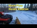 Warn Front Mount Plow - Honda Rubicon