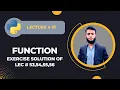 Exercises Solution Lec 53 54 55 56 Python Course For Absolutely Beginners