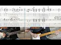 Honky Tonk Women Guitar Cover with TAB perfectly - The Rolling Stones Brussels Affair, Live in 1973