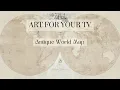 Antique Old World World Map Art Relaxing Antique Map Display for Home Office 2 Hours NO MUSIC