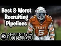 Best Worst Recruiting Pipelines in Dynasty College Football 25