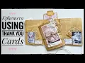 Download Lagu Tri Fold Using Thank You Cards - Tutorial - Junk Journal Ephemera