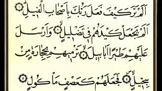 القارئ محمد جبريل سورة الفيل 