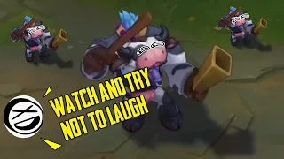 IF YOU LAUGH YOU LOSE -- FUNNY MOMENTS (League of Legends)