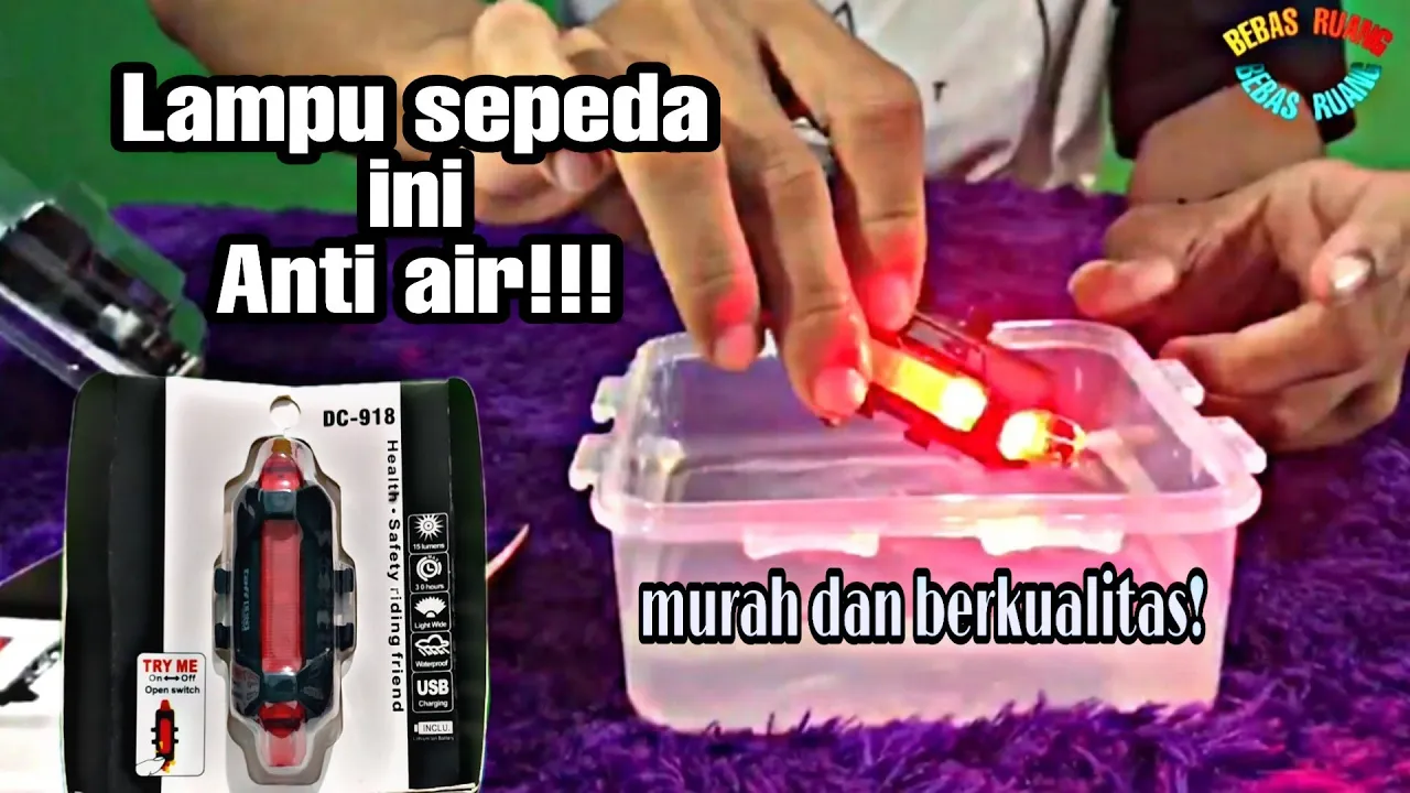 LAMPU SEPEDA LED PALING CANGGIH TAPI MURAH | duniadianSEPEDAHAN #2