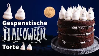 Spinnennetz-Torte: Schokotorte zu Halloween/ Einfache Halloween-Torte | Sugarprincess. 