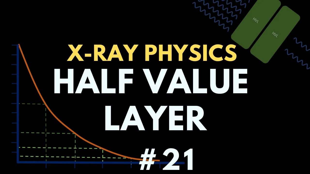 Half Value Layer (HVL) | X-ray physics | Radiology Physics Course #28